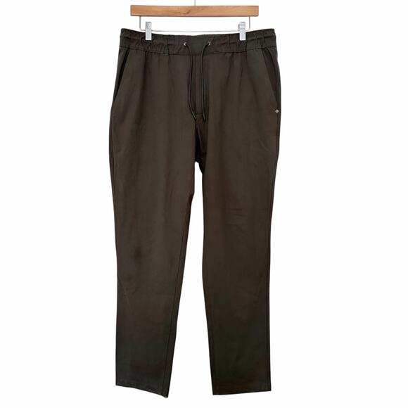 Vuori Green Meta Elastic Waist Pants Sz L